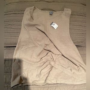 American eagle brown/taupe crop tank top